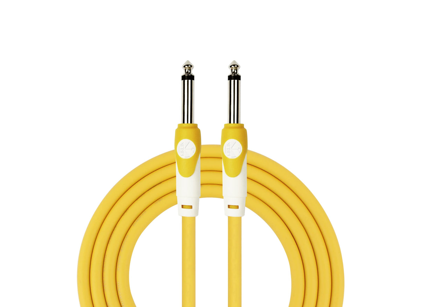 Cable para instrumento Kirlin profesional, 6 metros plug 1/4, LGI201 colores (Amarillo)