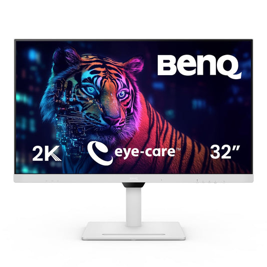 BenQ Monitor GW3290QT 31.5" 2K QHD USB-C Ergonómico con micrófono y bocinas integradas con reducción de Ruido, Modo M-Book