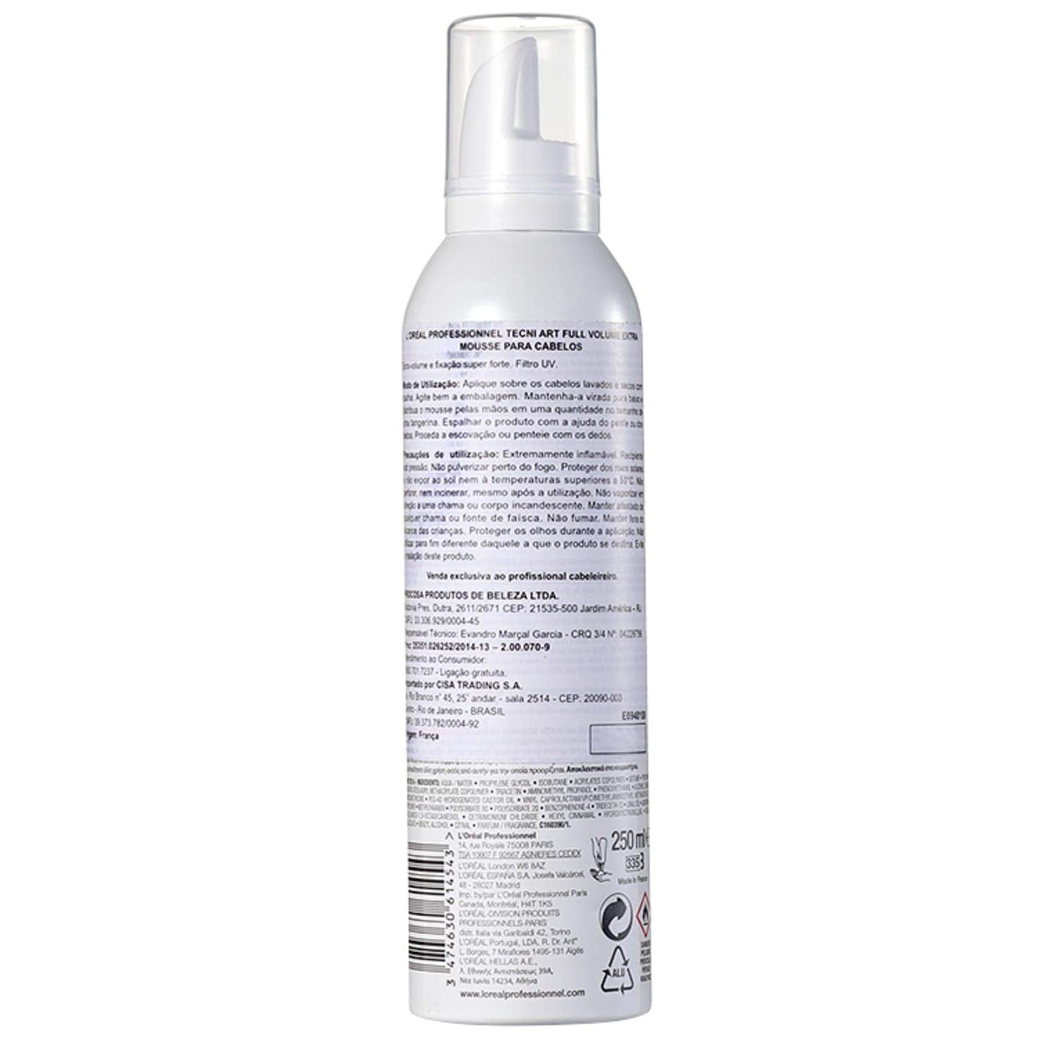 L'Oreal - Espuma Fijadora Tecniart 5 Full Volume E