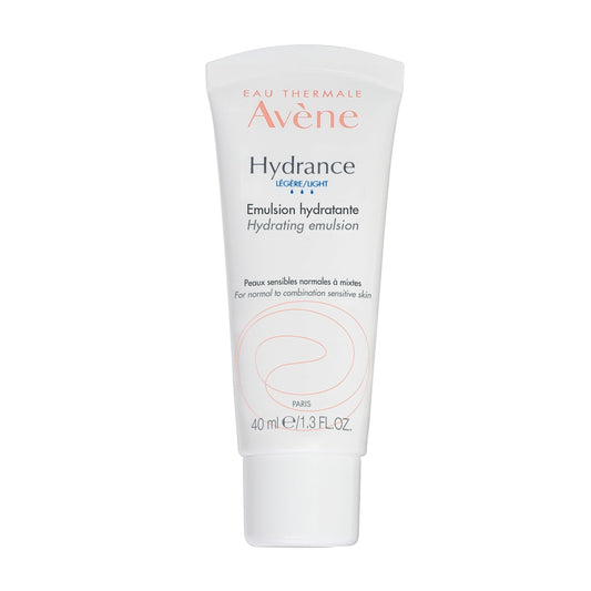 Eau Thermale Avene Hydrance LIGHT Hydrating Emulsion, Daily Face Moisturizer Cream, Non-Comedogenic, 1.3 oz.