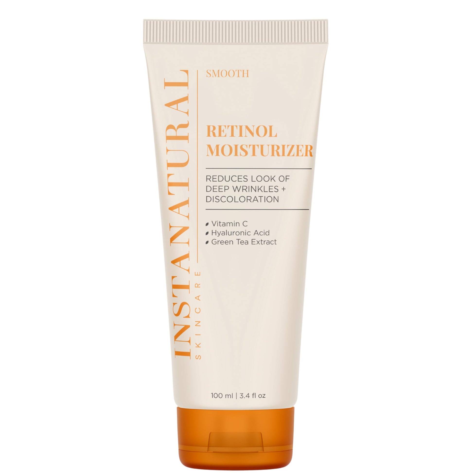 InstaNatural Retinol Moisturizer Anti Aging Night Face Cream - Face & Neck Anti Wrinkle Lotion - Reduce Appearance of Wrinkles, Dark Circles, Fine Lines - Vitamin C Hyaluronic Acid Complex - 3.4 oz