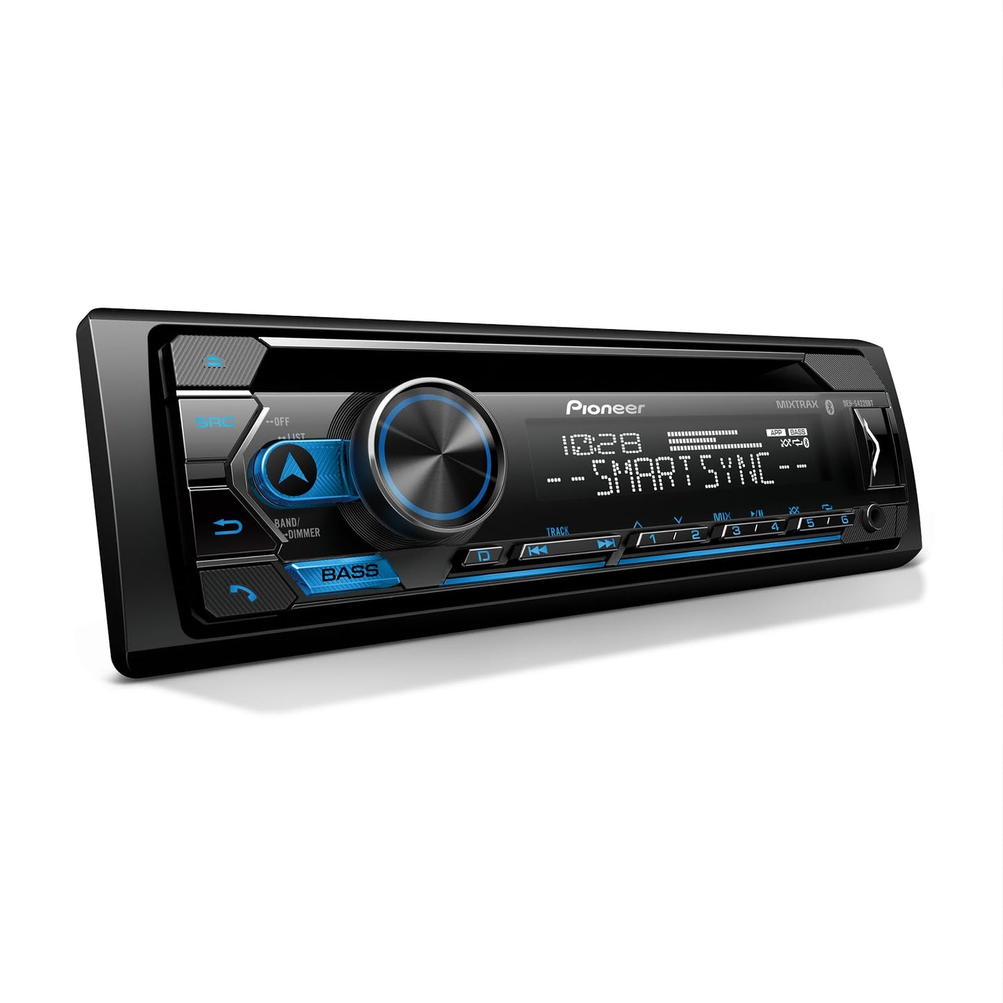 Pioneer Receptor de CD negro con Bluetooth incorporado