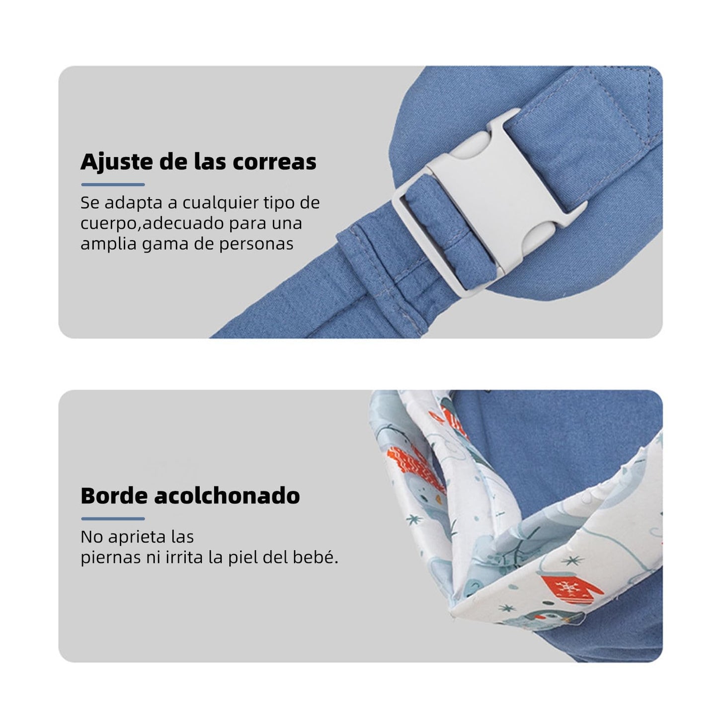 Fular Portabebés Mochila Portabebes Multifunción Portabebes Recien Nacidos Portabebes Transpirable De Verano Fulares Portabebes Versátiles Transpirables Para Bebés De 3 a 36 Meses (azul)