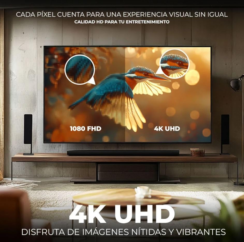ONN Smart TV de 55" Pulgadas | Clase 4K 2160P LED | HDMI USB | Frecuencia de actualización 60Hz | Funciona con Alexa y Google Home - 100012586