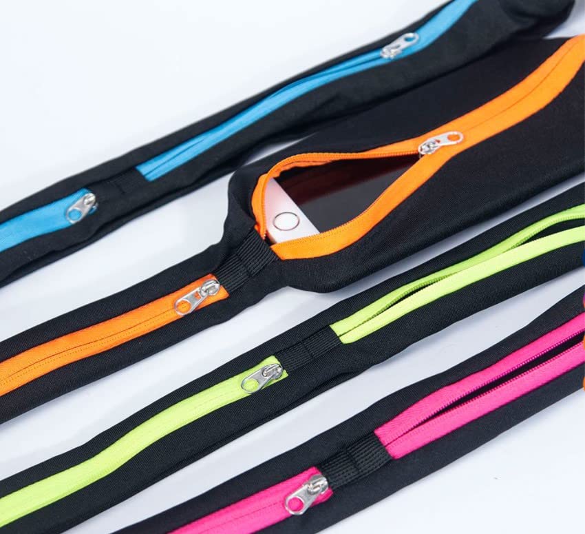 Cangurera Deportiva, Bolsa Deportiva con Cinturón Elástica, Riñoneras Deportivas de Hombres y Mujeres para Correr, Ciclismo, Gimnasio, senderismo, ejercicio al aire libre. (rojo)