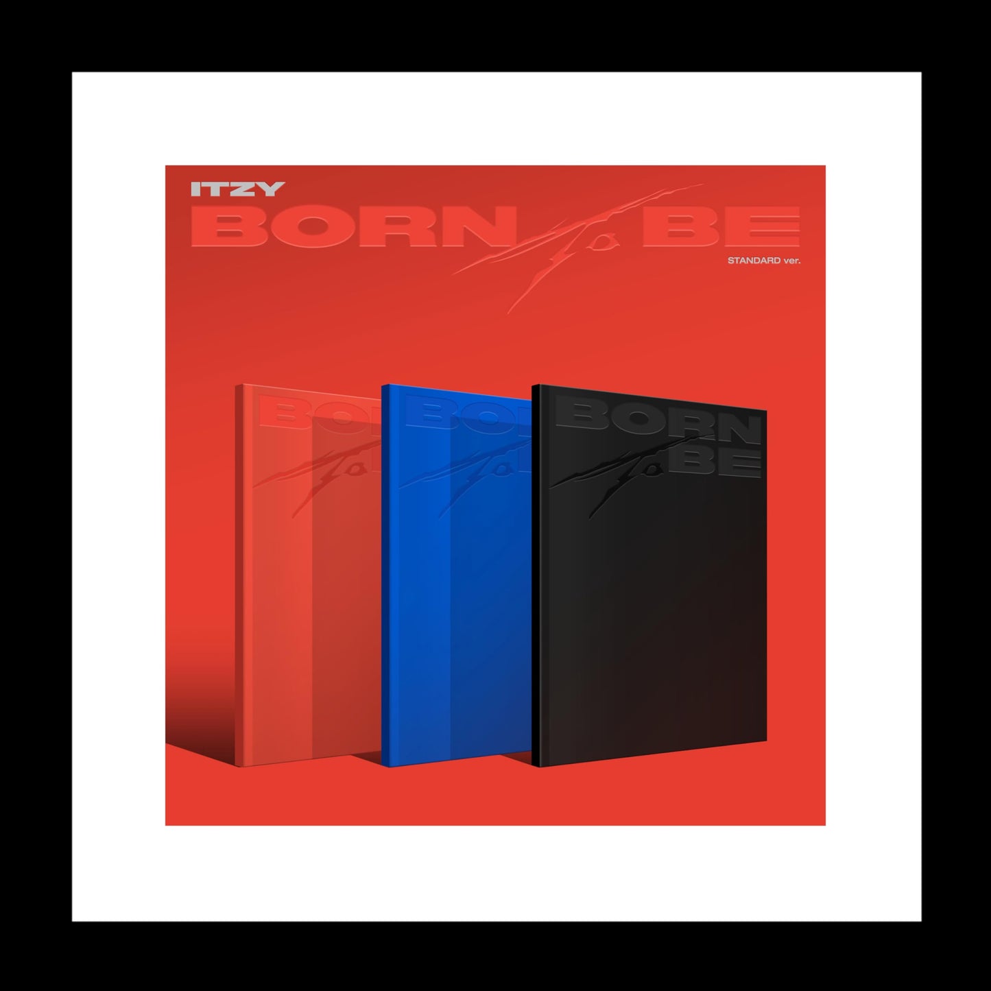 DREAMUS ITZY Born to BE - Contenido del segundo álbum+póster en el paquete+tarjeta fotográfica y seguimiento sellado (versión azul estándar)