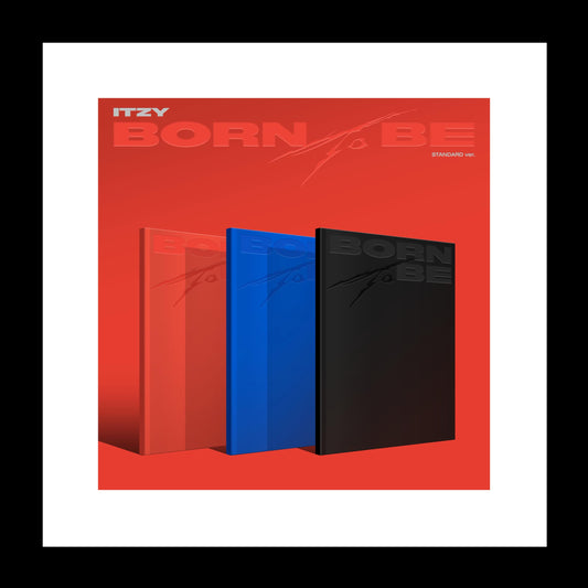 DREAMUS ITZY Born to BE - Contenido del segundo álbum+póster en el paquete+tarjeta fotográfica y seguimiento sellado (versión azul estándar)