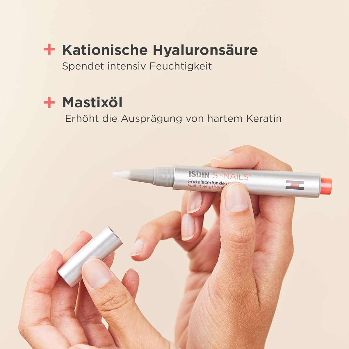 ISDIN SI-NAILS Fortalecedor con ácido hialurónico para uñas débiles y dañadas, hidrata también las cutículas, Acabado Invisible, 2.5 ml + Ureadin Podos Gel Oil, 75ml
