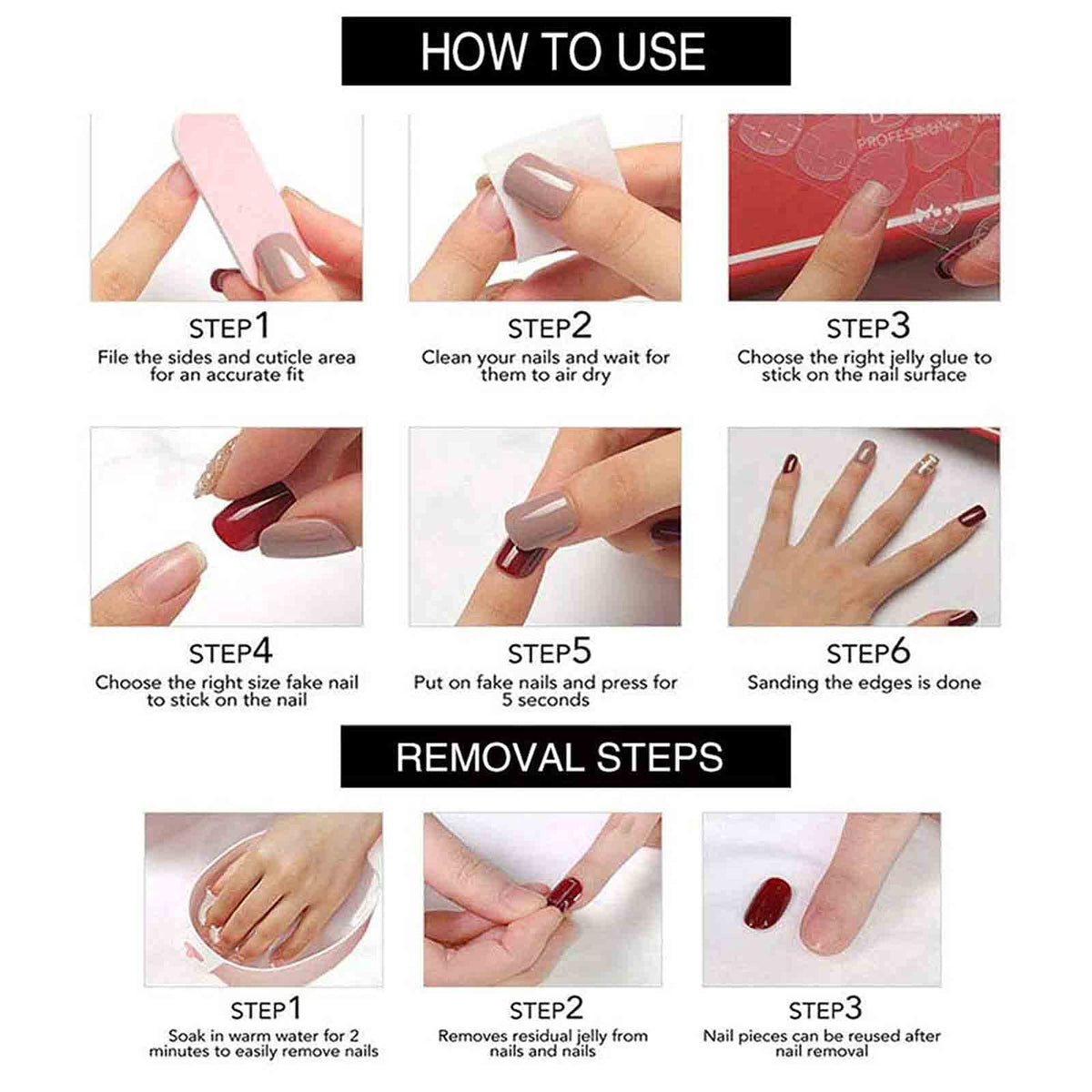 YoYoee Uñas postizas largas - Uñas postizas a presión de ataúd, uñas postizas de bailarina rosa para mujeres y niñas, 24 piezas (hermoso5)
