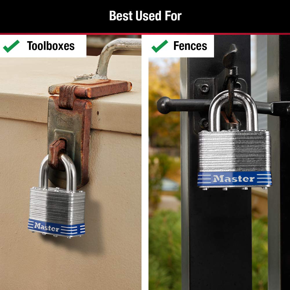 Juego de Candados Laminados Master Lock Ancho 51 mm 2 Piezas