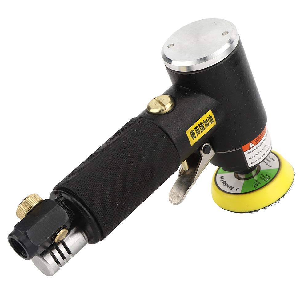 Mini lijadora de aire Lijadora NeumáTica Orbital Aleatoria KOPO YC-2612 MáQuina Pulidora NeumáTica Herramienta Lijado con Disco Abrasivo