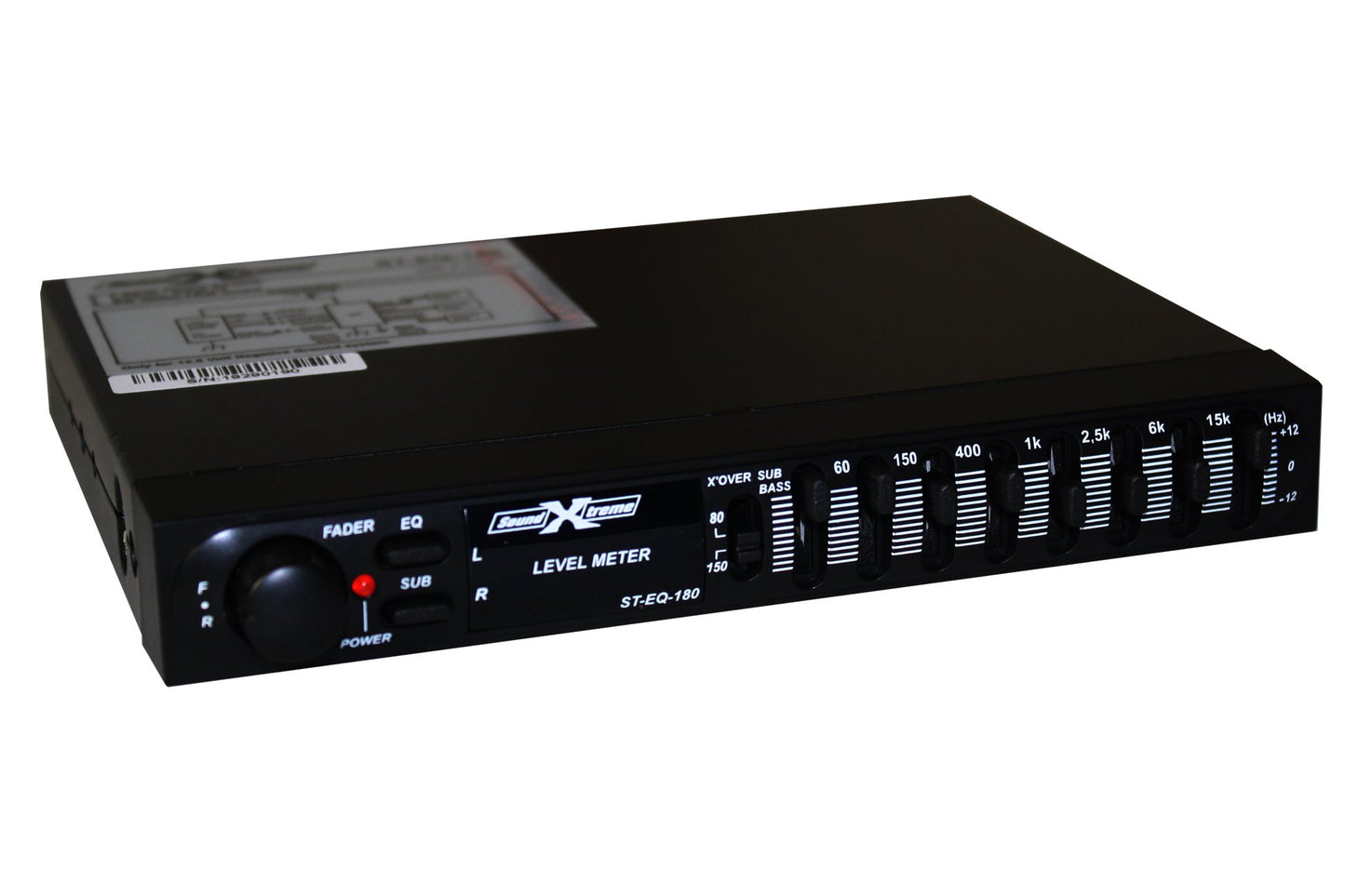 Ecualizador Gráfico Estéreo SoundXtreme 7 Bandas con Control Fader