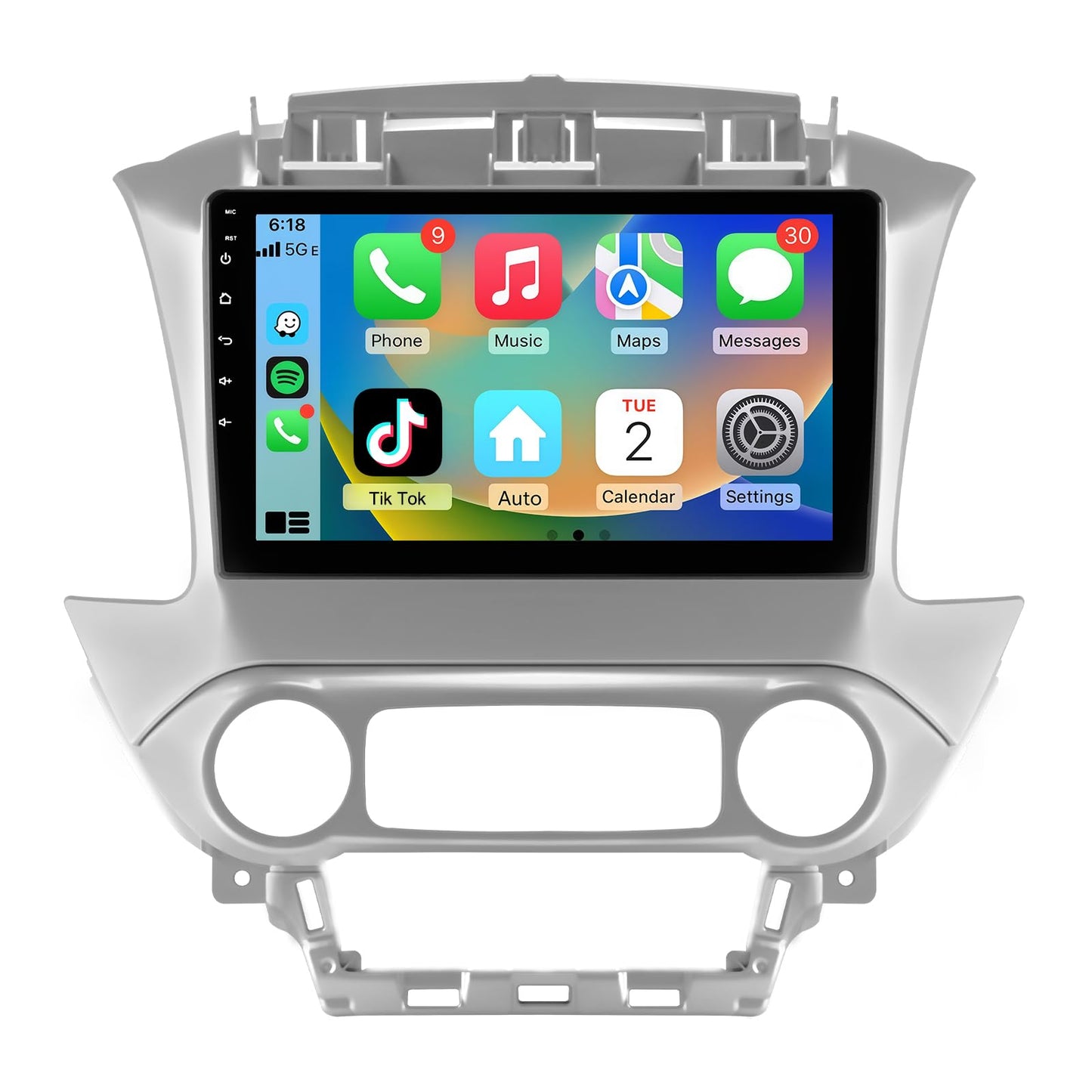Solvitek - Radio de coche de 10.1 pulgadas para Chevy Suburban Tahoe Yukon 2015-2019