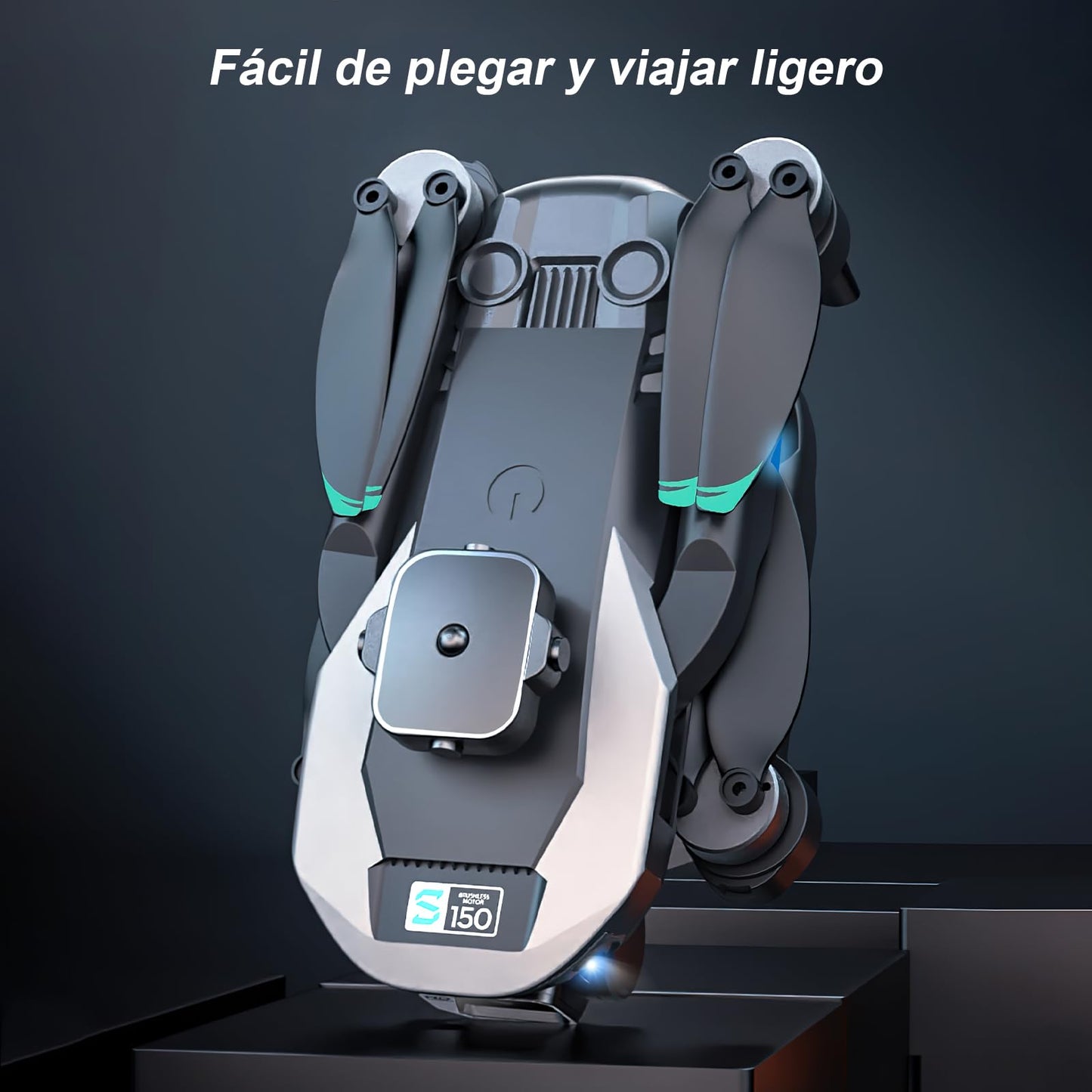 AXIDUN-Mini Drones con Cámara 4K，Evitación de Obstáculos en 360°，Los Drones Sin Escobillas Son Duraderos y Resistentes a Los Choques,Cámara Dual 4K,Rastrear El Vuelo,Drone de Largo Alcance y Flujo óptico Profesional，3 Baterias,Mini Drone para Adolescen