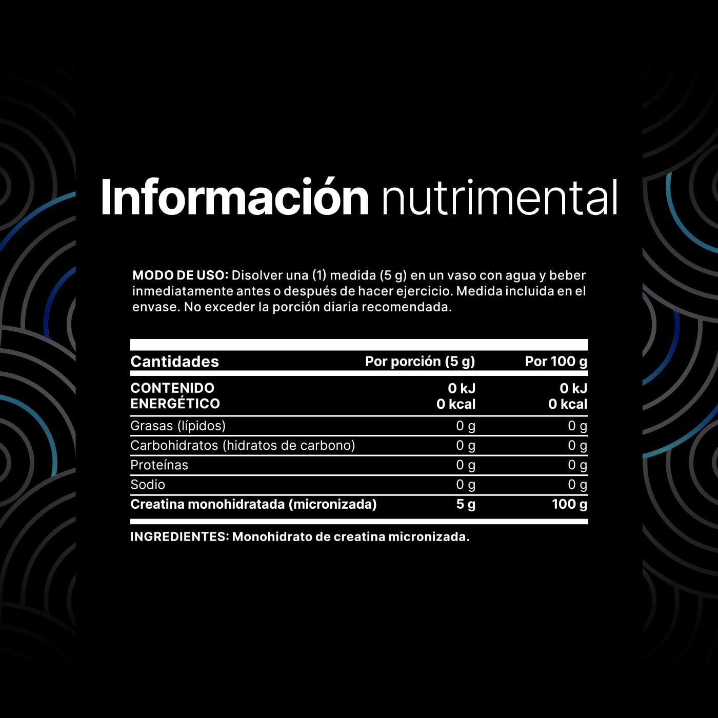 B Life Creatina Monohidratada 310 g en polvo | 62 Servicios | 5 g por porción | Alta Pureza | Creatine Monohydrate.