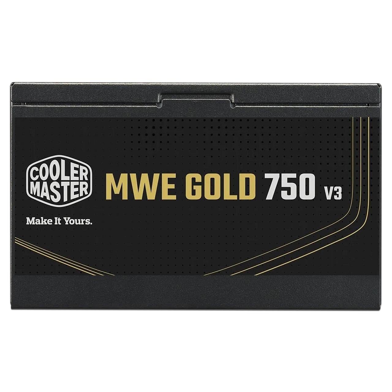 Fuente de Poder Cooler Master, MWE Gold 750 V3,ATX 12V Ver.3.1,NO Modular,PFC Act MPE-7506-ACAG-BUS