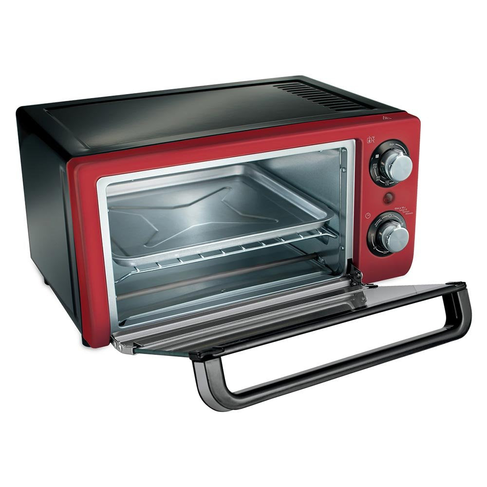 Horno Tostador Oster Rojo Capacidad para 4 Rebanadas