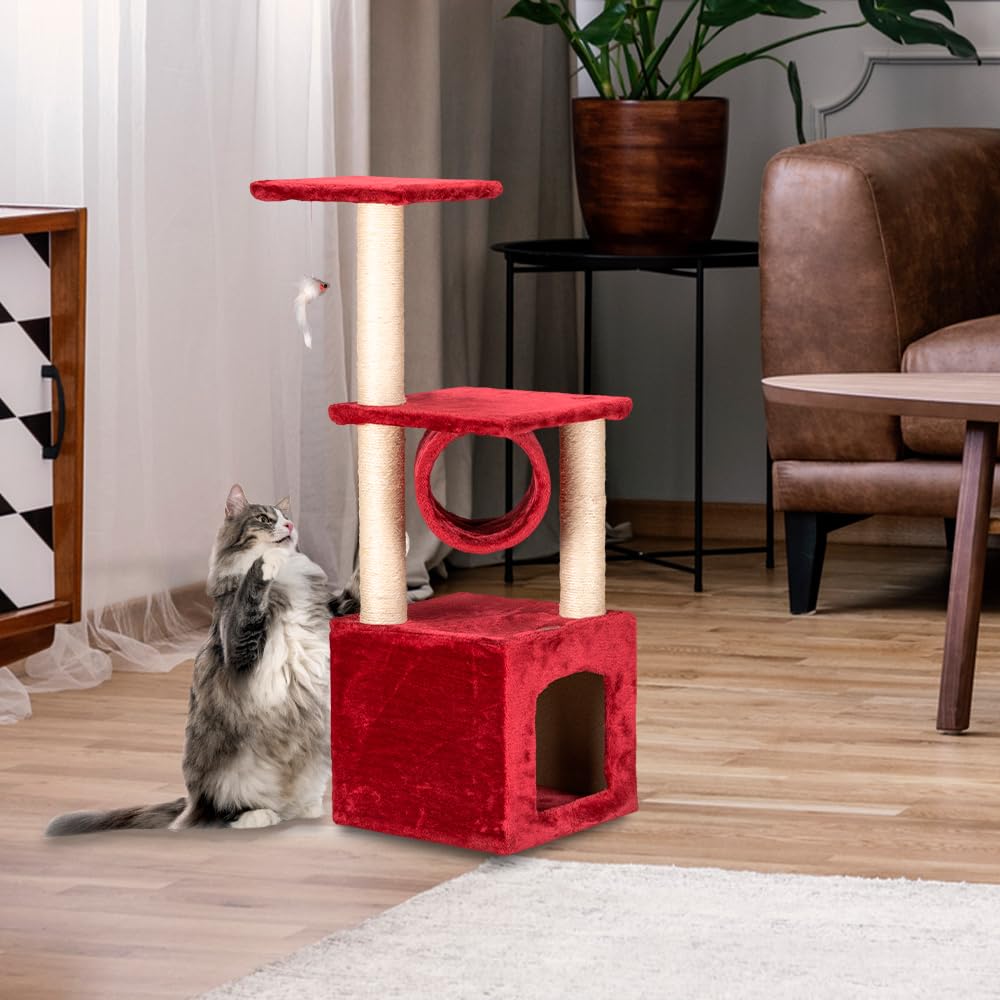 Fancy Pets Mueble/Rascador para Gato Alejandria de 92 Centímetros de Altura