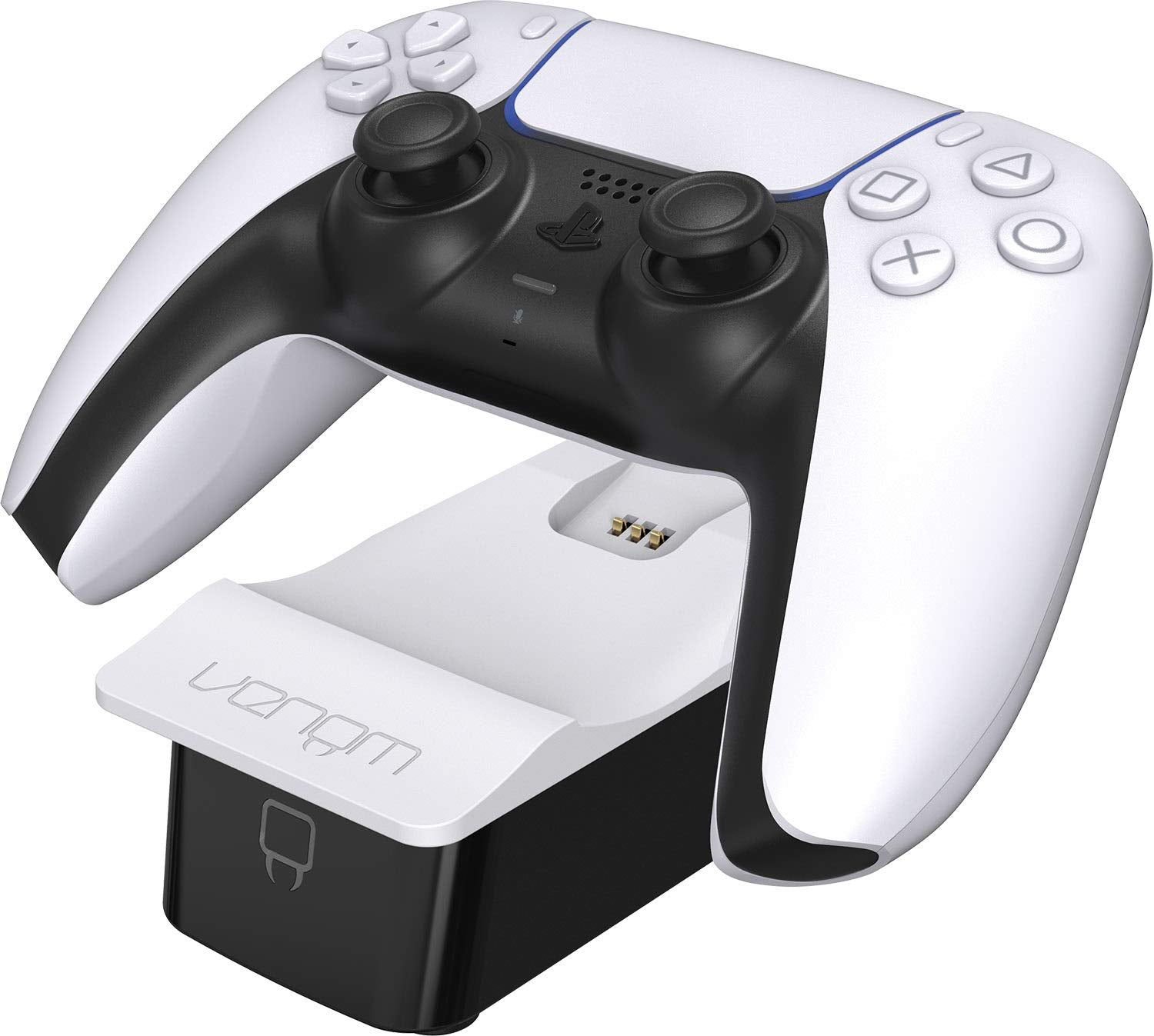 Estación de Carga Venom Blanco Elegante para Controlador PS5 Dualsense Carga Rápida USB