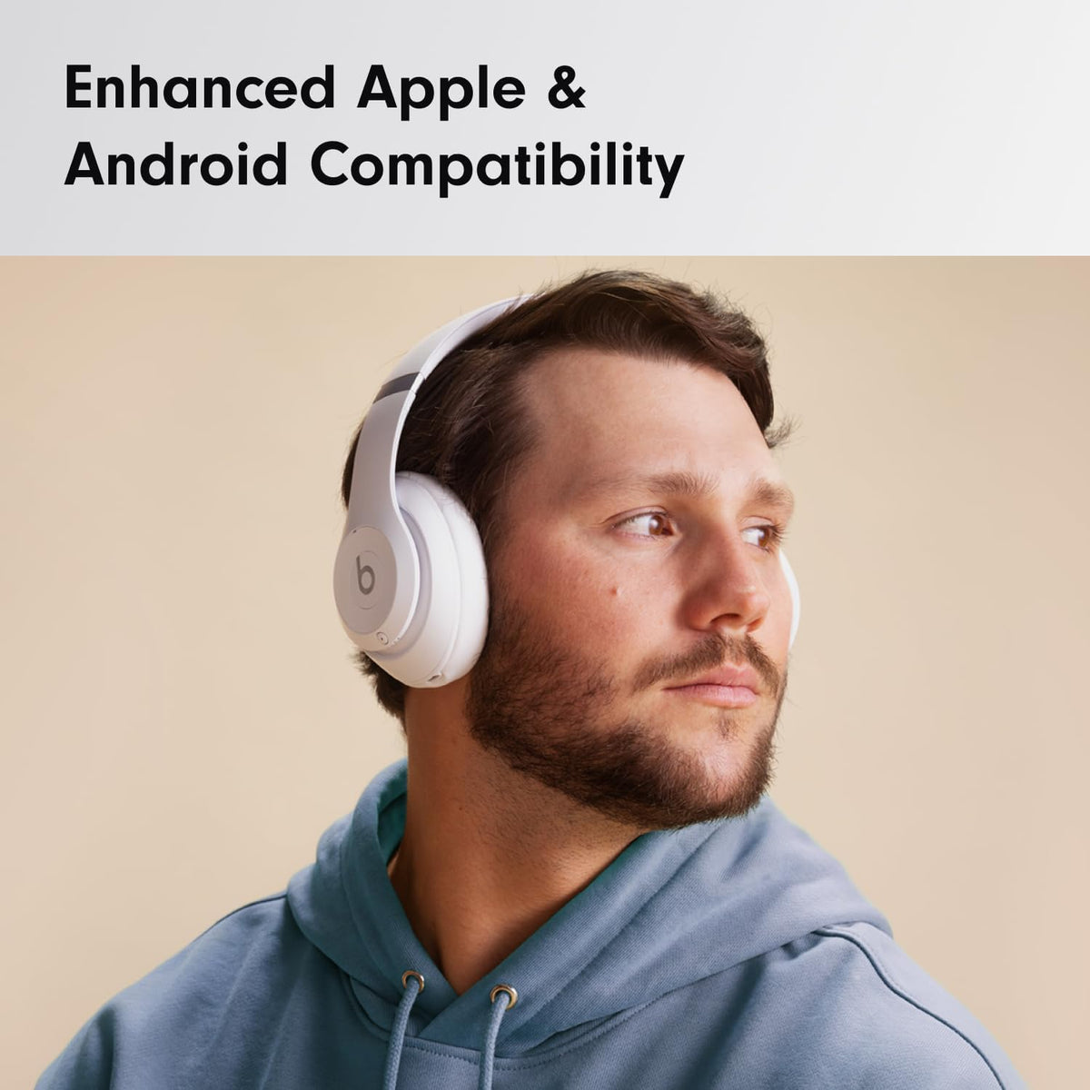 Audífonos Inalámbricos Bluetooth Beats Studio Pro Matte White Cancelación de Ruido (Reacondicionados)