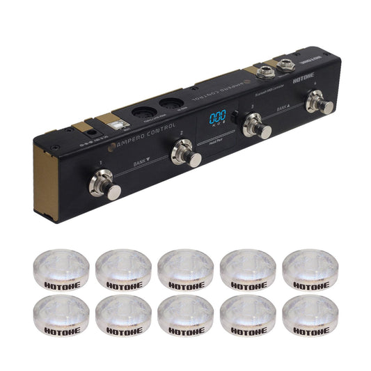 HOTONE MIDI pedal de control de pie Bluetooth Ampero Control de 4 botones