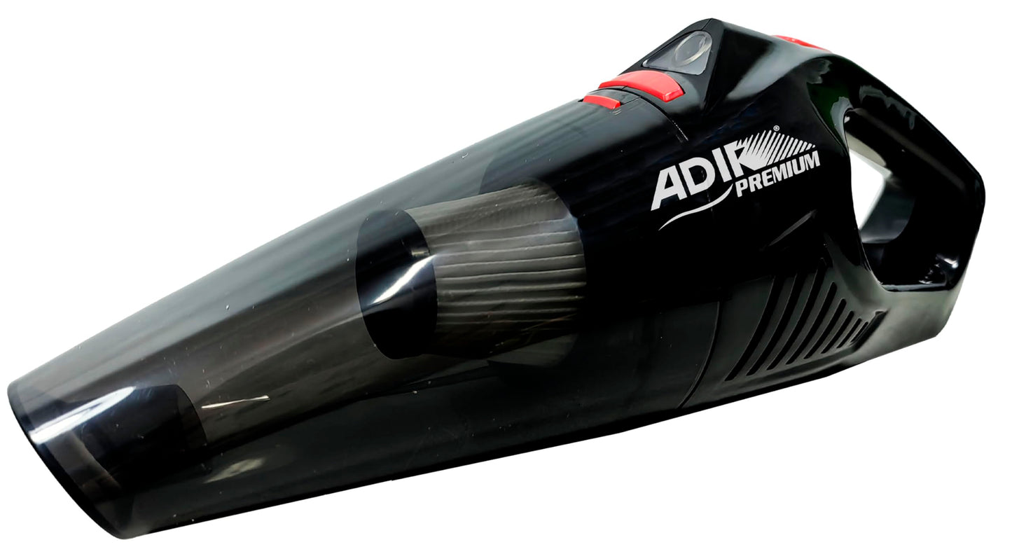 Aspiradora Inalámbrica Recargable Adir Negra Premium Líquidos y Sólidos