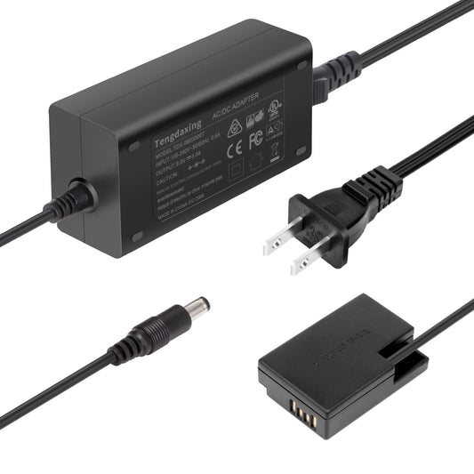 Tengdaxing ACK-E18 Adaptadores de Alimentación LP-E17 Batería Falsa para Canon EOS Rebel T6i T6S T7i T8i SL2 SL3 77D 200D 200D II 250D 750D 760D 800D 850D 8000D RP R8 R10 Cámara