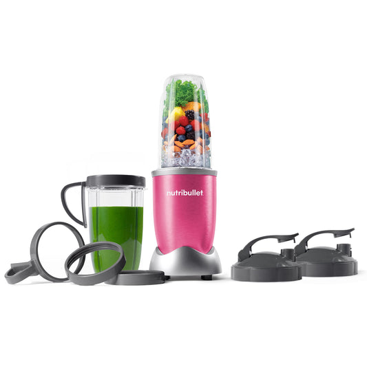 Extractor de Nutrientes Nutri Bullet Rosa Baya 900 W Pro 13 Piezas