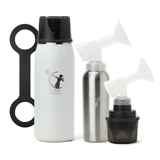 Enfriador de Leche Materna Ceres Chill OG+ Portátil 12-42 Onzas Compatible con Bomba