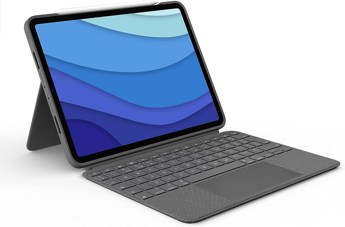 Teclado Folio Logitech Combo Touch iPad Pro 11 Pulgadas Gris Reacondicionado