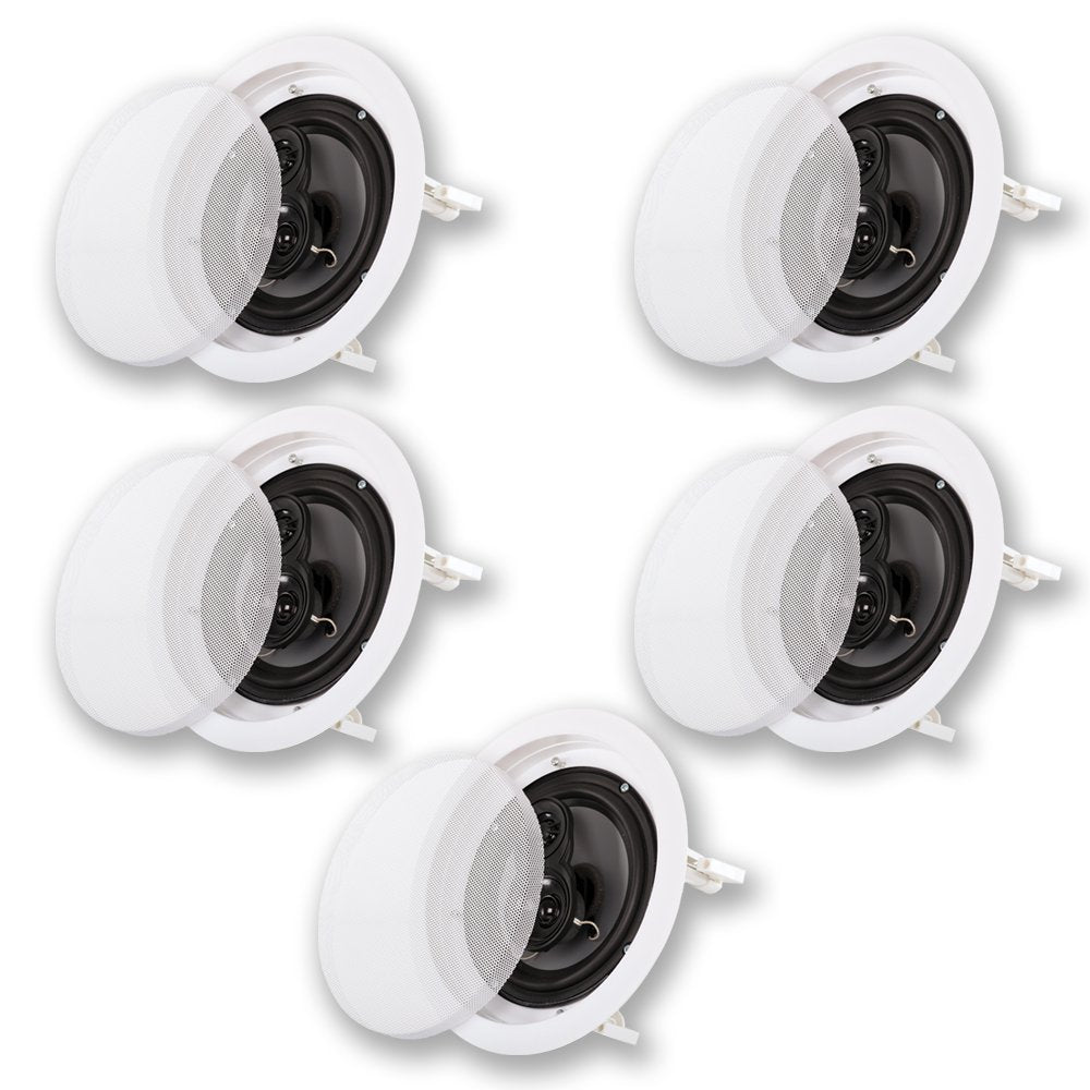 Acoustic Audio CS-IC63 - Juego de 5 Altavoces para Cine en casa (1500 W, CS-IC63-5S)