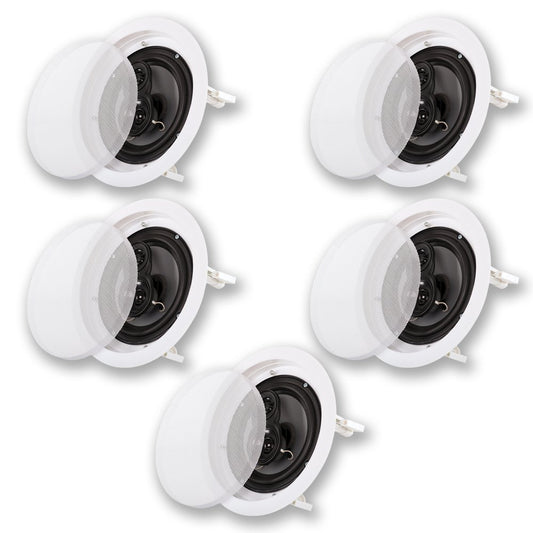 Acoustic Audio CS-IC63 - Juego de 5 Altavoces para Cine en casa (1500 W, CS-IC63-5S)