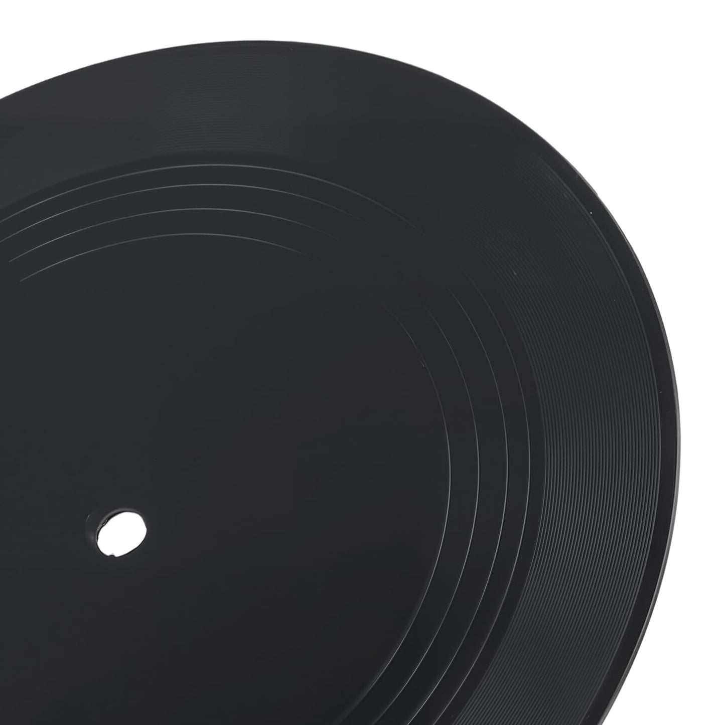 MUKLEI 50 discos de vinilo en blanco de 7 pulgadas, discos falsos decorativos de plástico negro para arte de pared, decoración de fiesta y boda