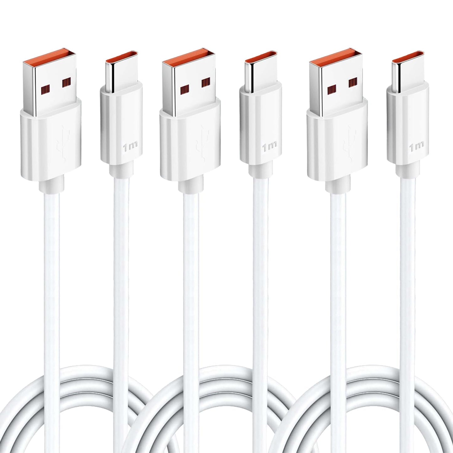 Cable USB C a USB A Mornwell 3P 120W HyperCharge Negro 1M para Carga Rápida y Transmisión de Datos