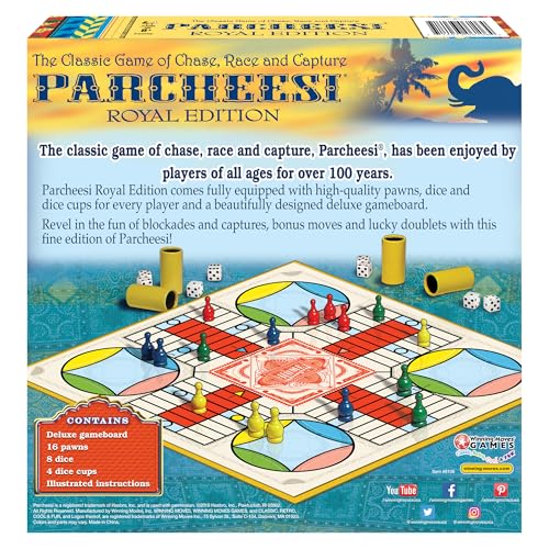 Juego de Mesa Parcheesi Royal Multicolor Edición Especial