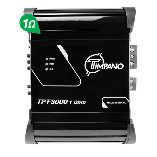 Amplificador Compacto Timpano TPT-3000 1 Ohmio Clase D 3000 Vatios para Coche