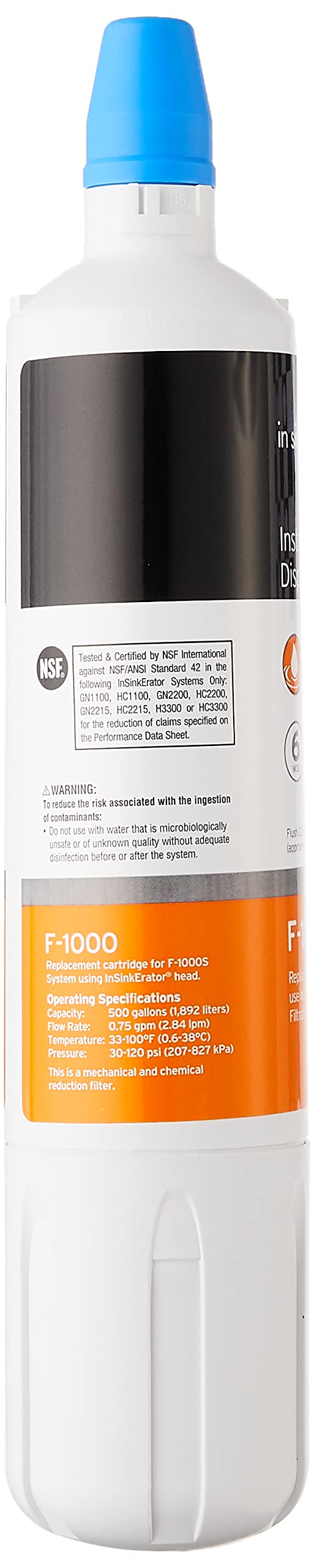 InSinkErator F-1000 Replacement Filter, 1-Pack