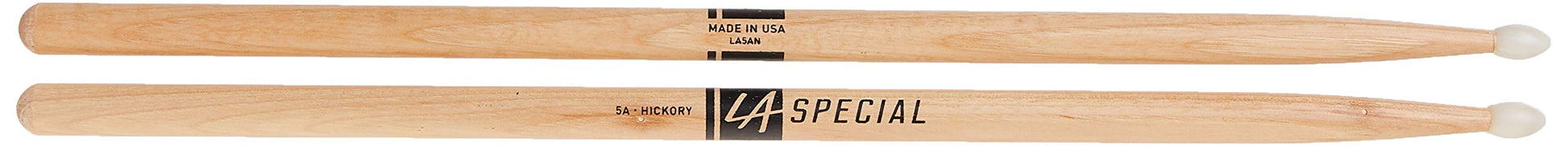 ProMark | Baquetas LA Specials 5A Hickory, punta ovalada de nylon, 3 pares