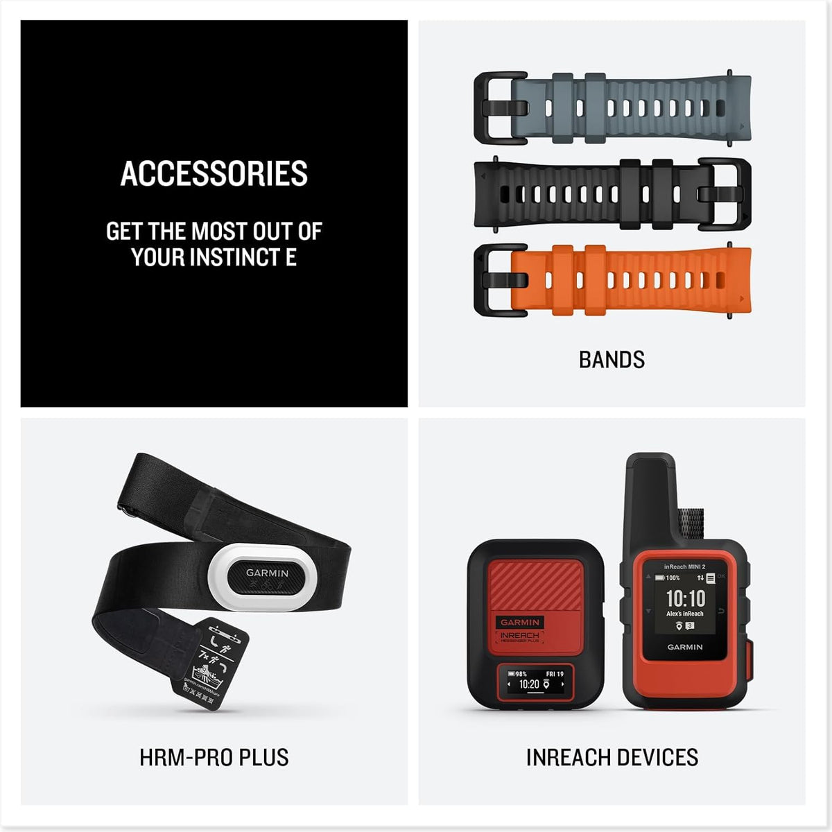 Reloj Garmin Instinct E 40 mm Negro