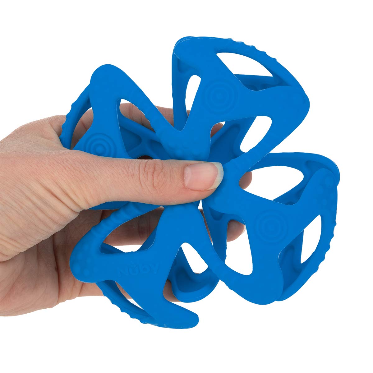 Pelota Mordedera Silicon Azul 100%