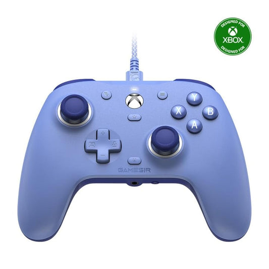 GameSir G7 SE - Controlador con cable para Xbox Series X|S, Xbox One y Windows 10/11, Plug and Play Gaming Gamepad con efecto reverberación joysticks/Hall Trigger, conector de audio de 3,5 mm (azul)