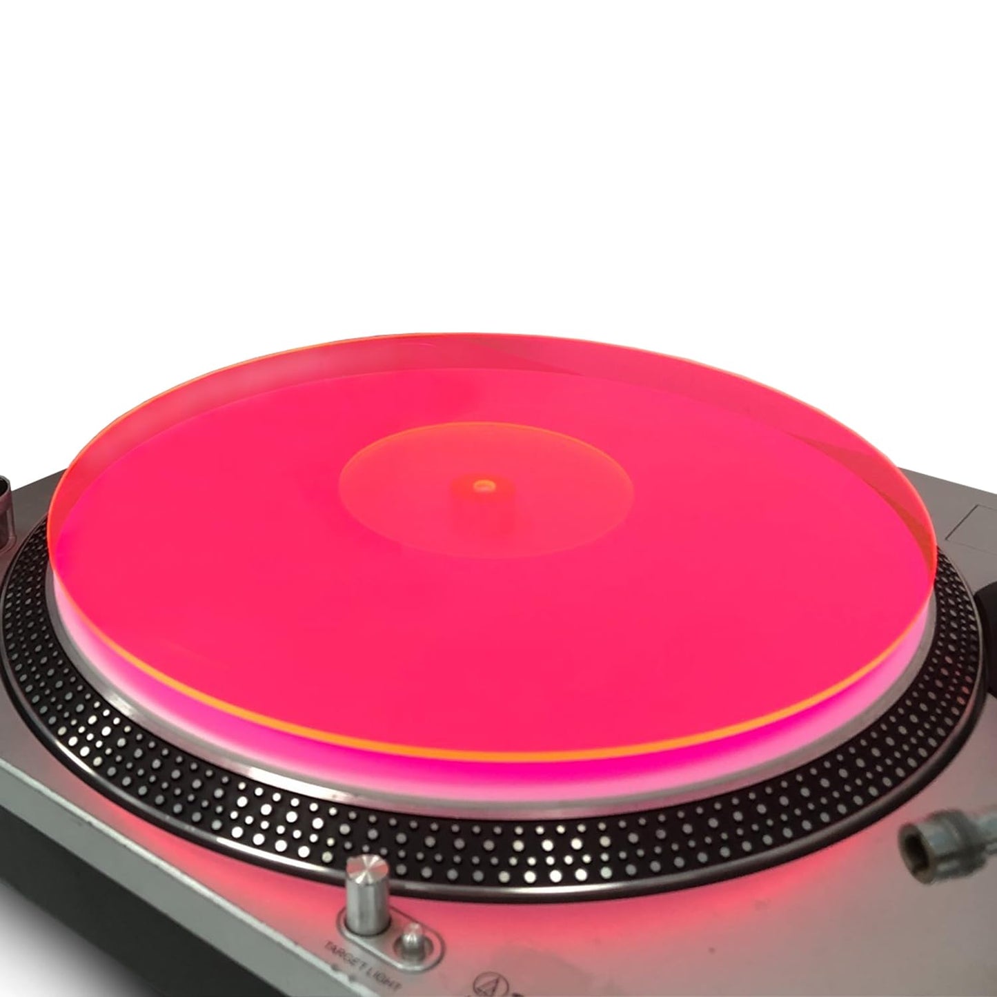 Alfombrilla de tocadiscos de acrílico, Slipmat de vinilo para tocadiscos de 30,5 cm (12 pulgadas), reduce el ruido y mejora la calidad del sonido, ofrece una alfombrilla antiestática más estrecha para