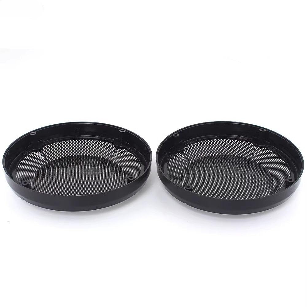 Cubierta de Parrilla de Altavoz para Alforja VPZMT Negro Compatible con Harley Touring y Street Glide Para Moto