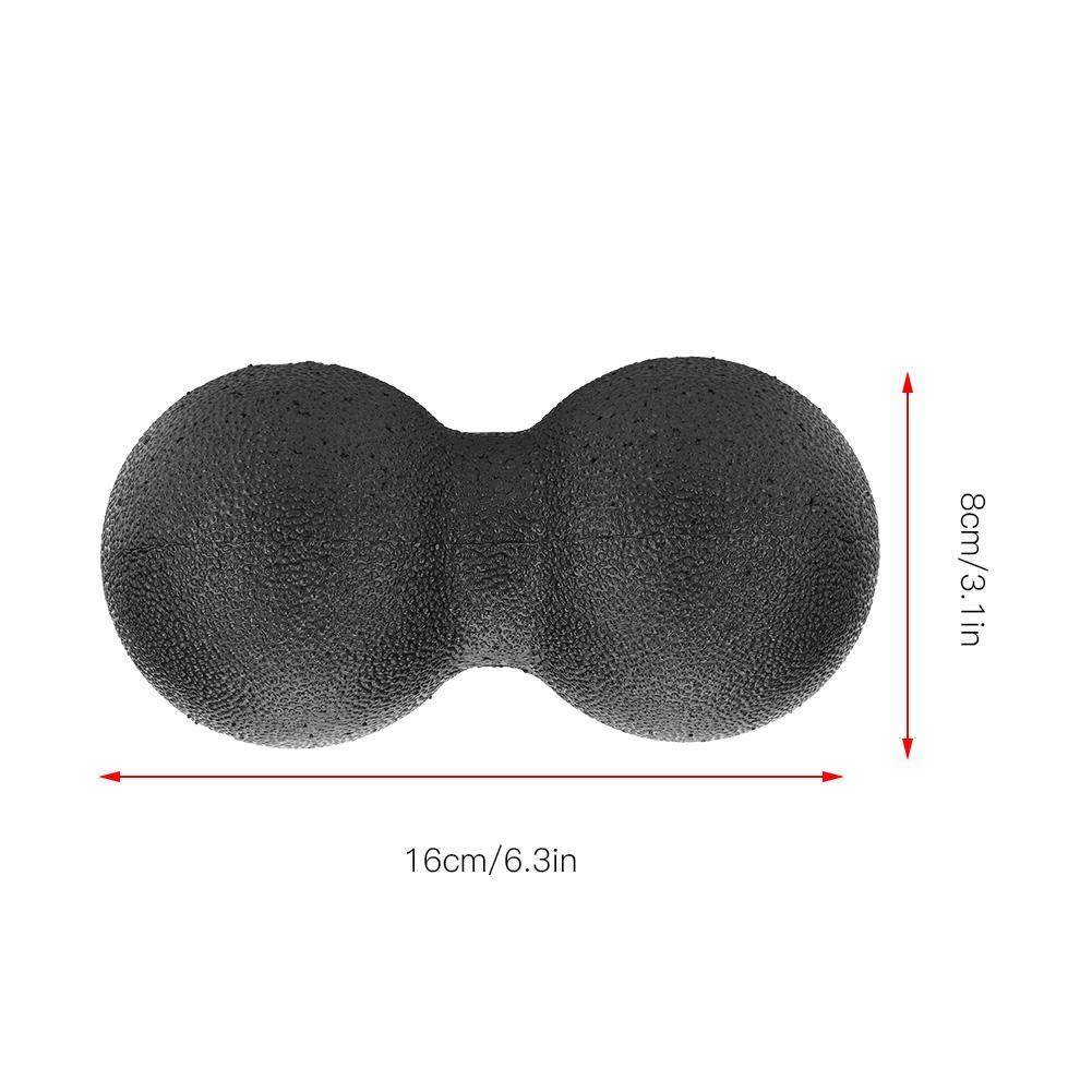 Bolas De Masaje,Peanut Masaje,Bola De Masaje Y Rodillo De Espuma,Pelota Masaje Yoga Bola Masaje Doble Para Masaje Muscular Miofascial Fascitis Terapia Puntos Gatillo Pilates Yoga Estiramiento(16X8CM)