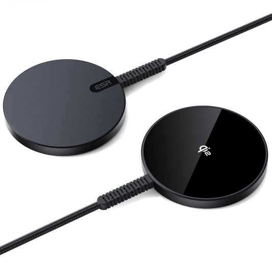 Cargador Inalámbrico ESR Almohadilla Magsafe para iPhone y AirPods 15W Magnética Paquete de 2