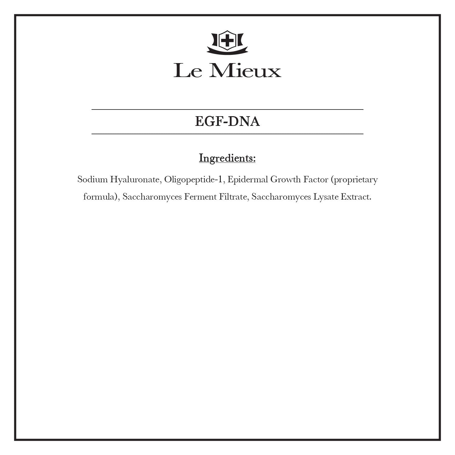 Le Mieux EGF-DNA Epidermal Growth Factor [Repair], 1 oz.