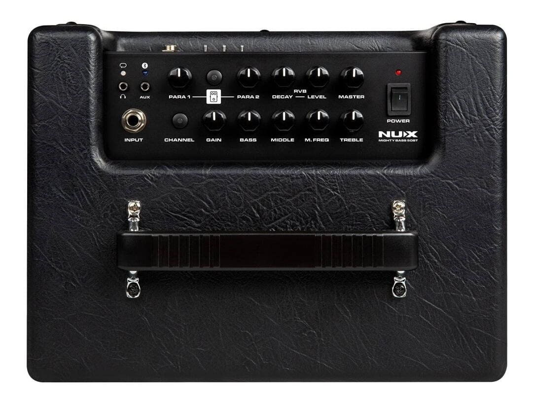 NUX Mighty Bass 50BT Amplificador de graves digital, transmisión de audio Bluetooth, puerta, EFX, modelo de amplificador, IR, modulación, reverberación