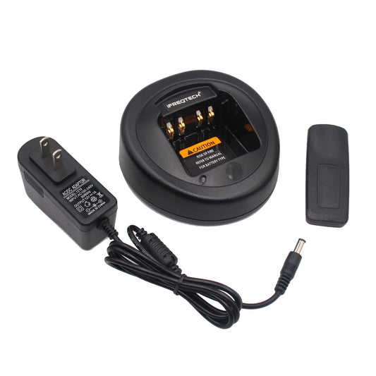 Cargador de batería IFREQTECH NNTN8117A para Motorola XPR3300 XPR6550 XPR7550 XPR6500 XPR6580 XPR7350 XPR7580 XPR3500 Walkie Talkie WPLN4232A WPLN4226A NO-IMPRES)
