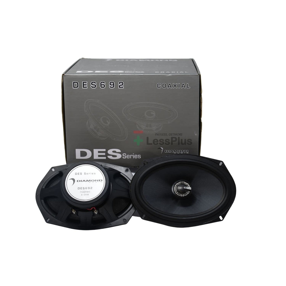 Sistema de Altavoces Coaxiales Diamond Audio 6 x 9 cm 75W