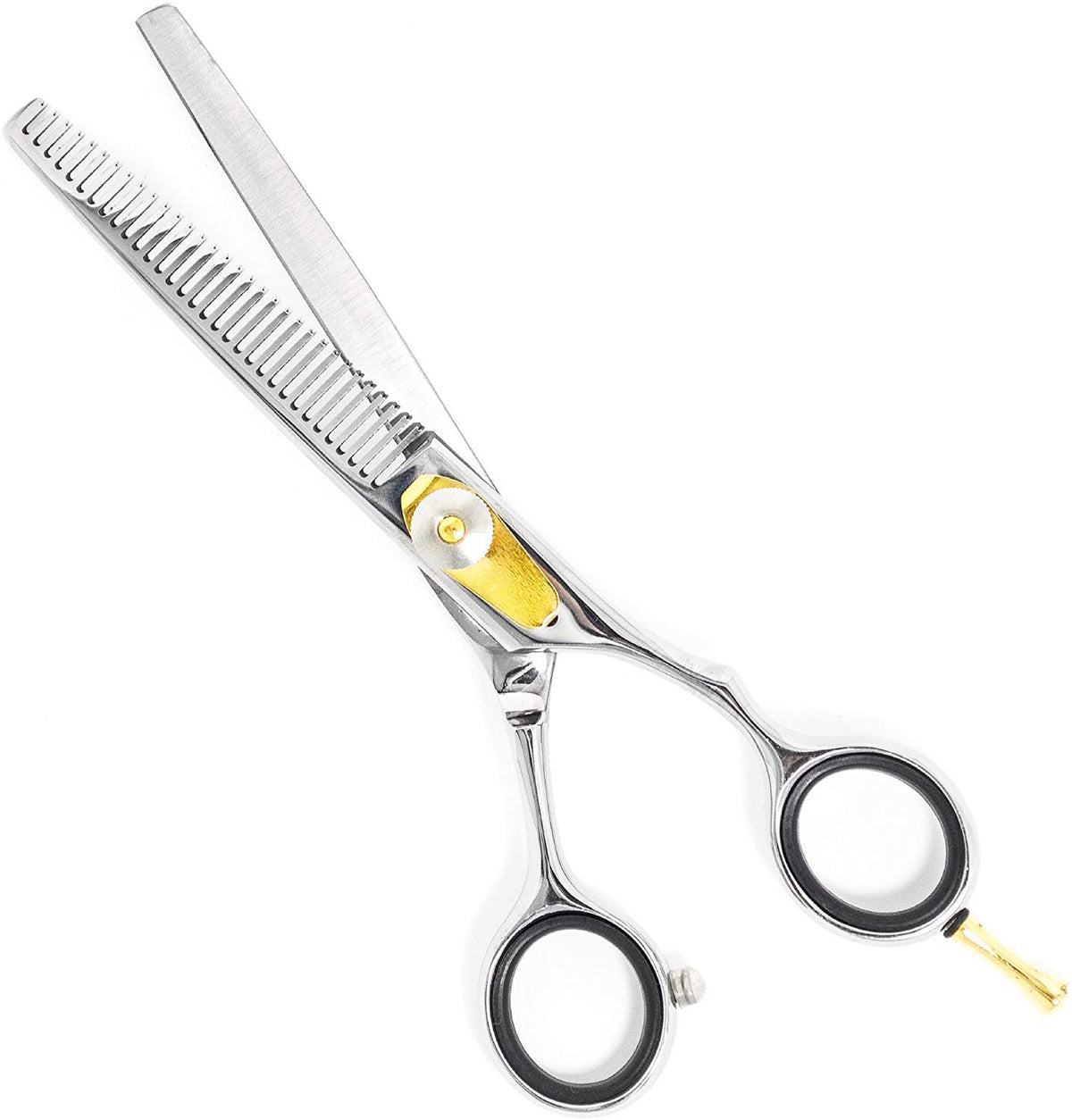 Equinox Professional - Juego de tijeras para cortar el pelo y para teñir y texturizar, longitud total de 16,5 cm con tornillo de tensión de ajuste fino – acero inoxidable japonés, THINNING B